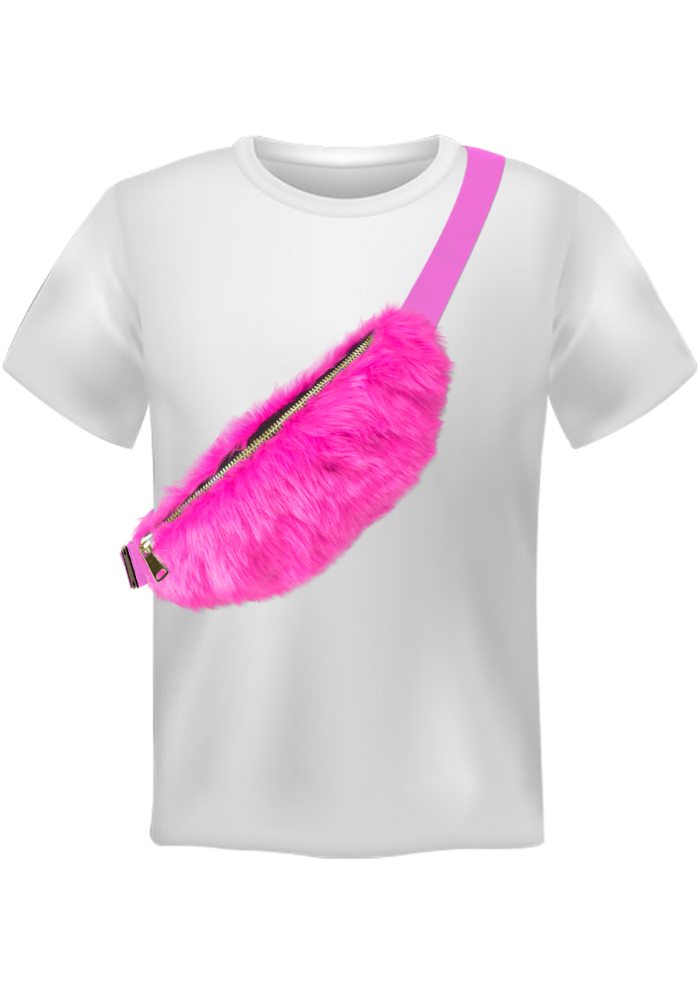 Heuptasje Pluche Roze - Festivales