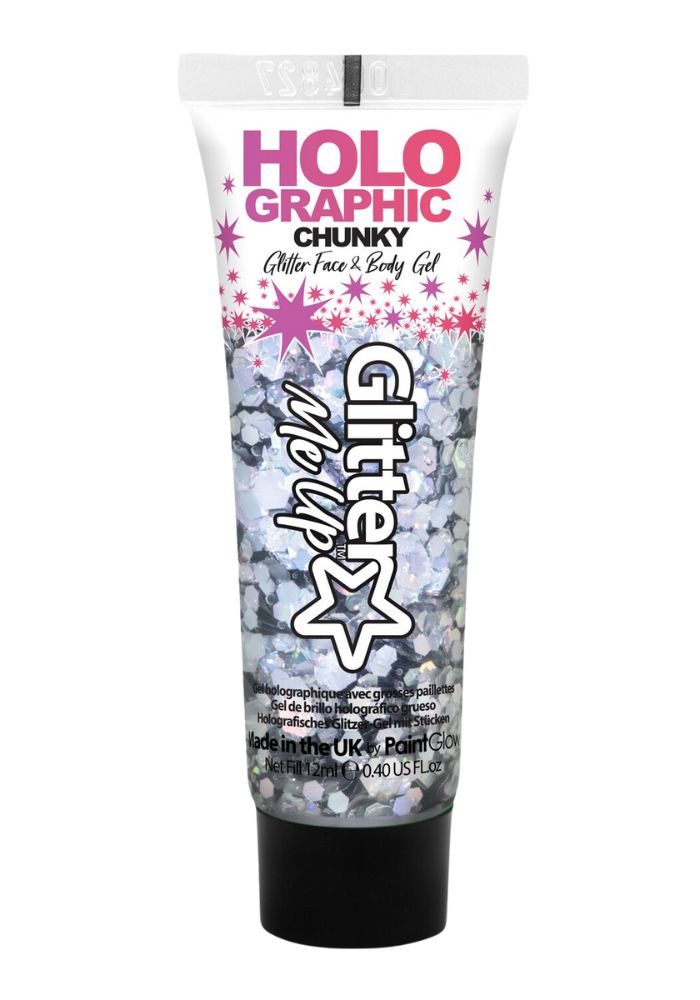 Holografische Chunky Glitter Gel 12ml Intergalactic - Festivales