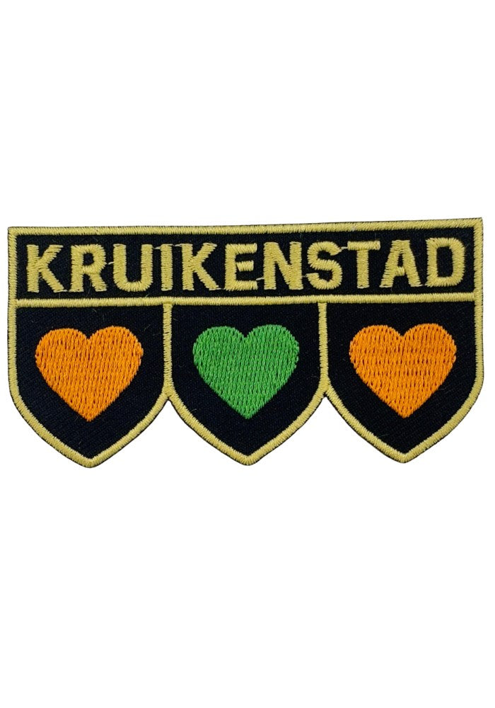 Badge Met 3 Hartjes - Kruikenstad Embleem - Festivales