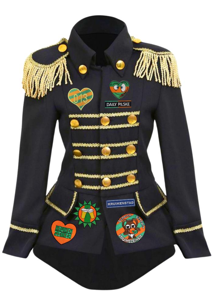 Kruikenstad Jasje - Deluxe - Dames - Random Emblemen 7 stuks - Festivales