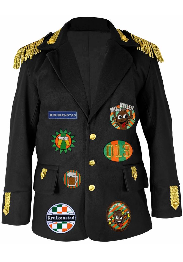 Kruikenstad Jasje - Uniform Wolvilt - Heren - 7 random emblemen - Festivales