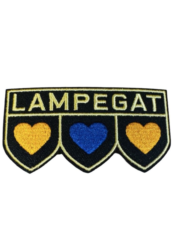 Badge Met 3 Hartjes - Lampegat Embleem - Festivales