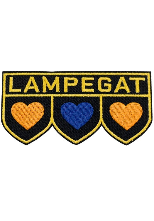 Badge Met 3 Hartjes - Lampegat Embleem - Festivales
