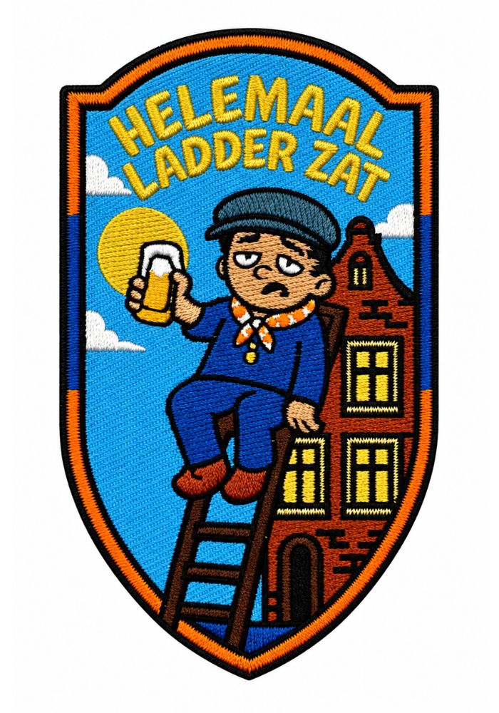 Helemaal Ladder Zat - Lampegat Embleem - Festivales