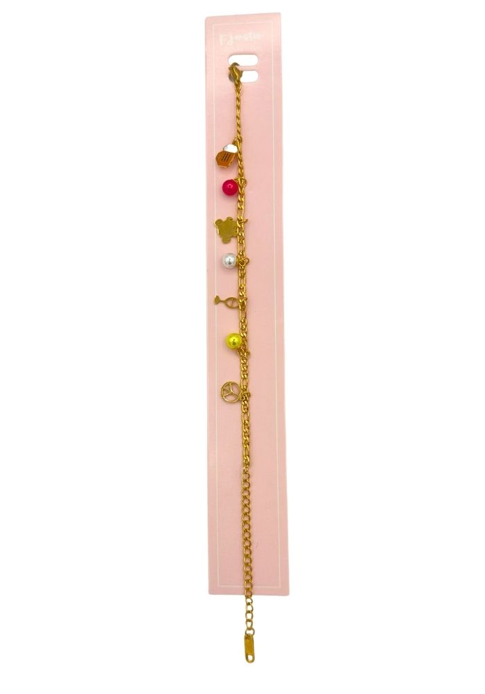 Oeteldonk Armband Bedeltjes - Premium RVS Goud - Festivales