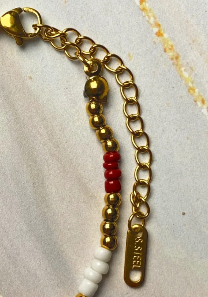 Oeteldonk Armband Kraaltjes - Premium RVS Goud - Festivales