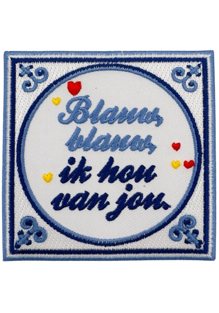 Tegeltje Blauw - Oeteldonk Embleem - Festivales