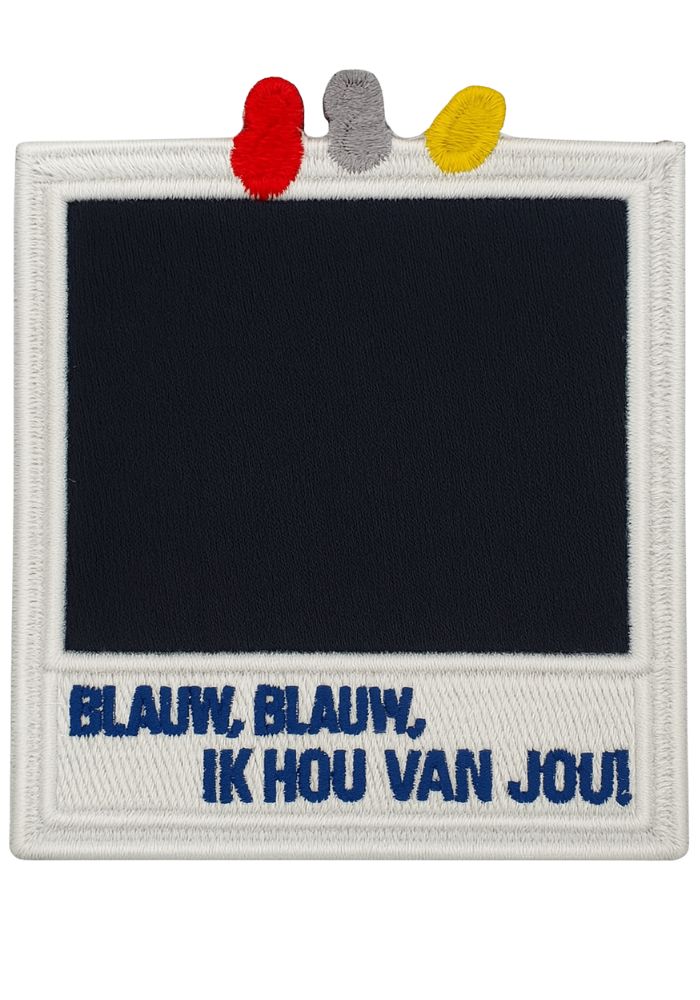 Fotolijstje Blauw Blauw - Oeteldonk Embleem - Festivales