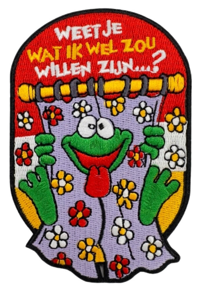 Bloemetjes Gordijn - Oeteldonk Embleem - Festivales