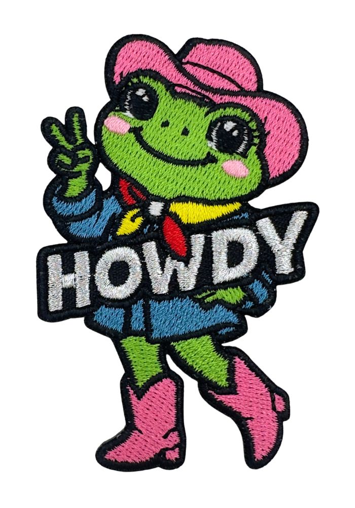 Kikker Cowboy Howdy - Oeteldonk Embleem - Festivales