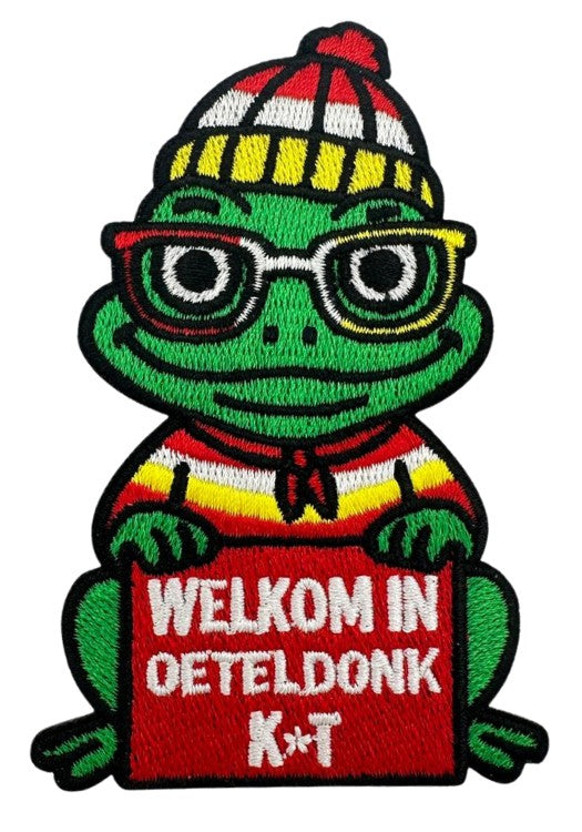 Kikkertje Met Bord - Oeteldonk Embleem - Festivales