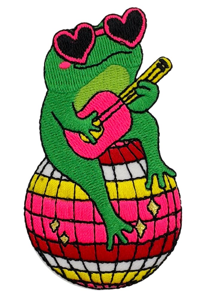 Kikker Op Discobal - Oeteldonk Embleem - Festivales