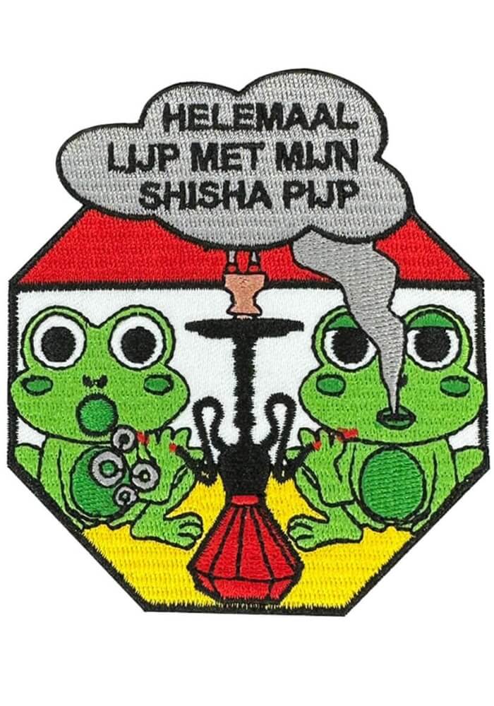 Helemaal Lijp Met Mijn Shisha Pijp - Oeteldonk Embleem - Festivales