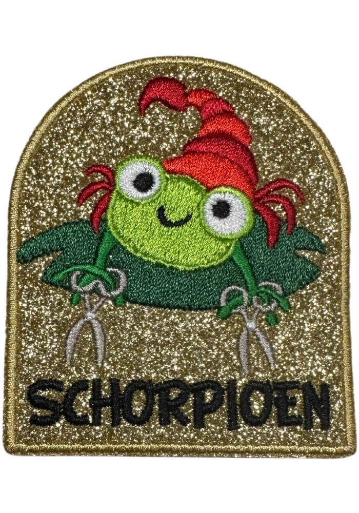 Sterrenbeeld Schorpioen Goud - Oeteldonk Embleem - Festivales