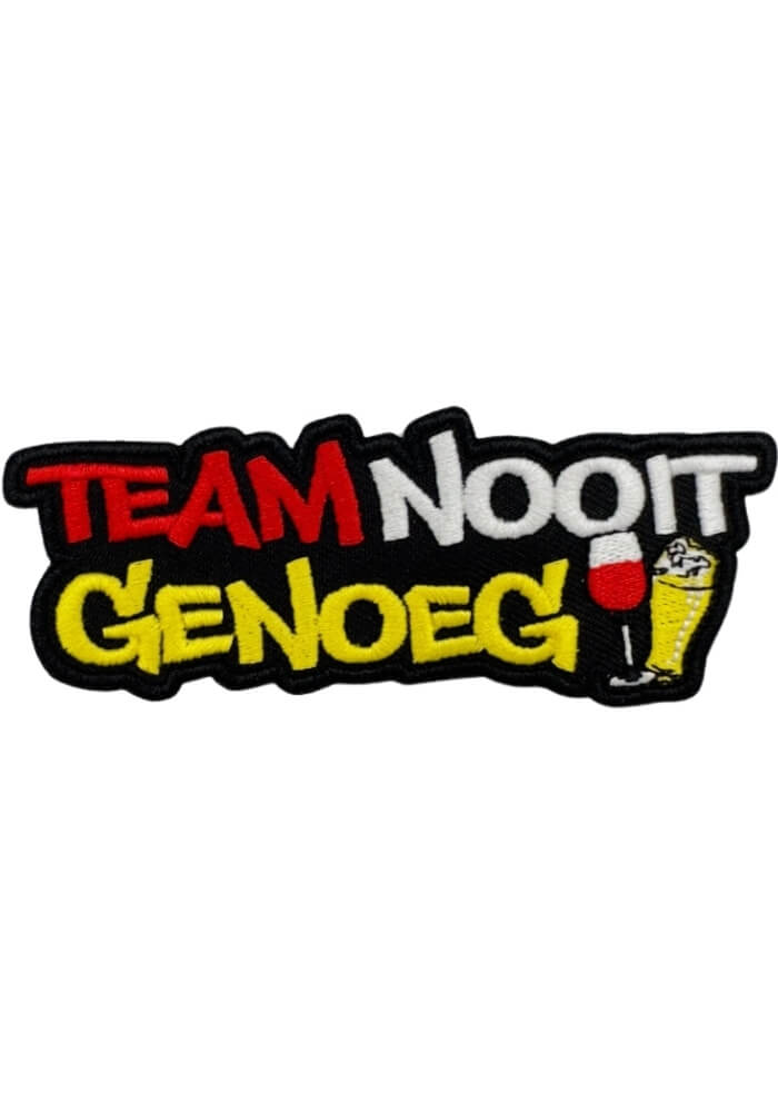 Team Nooit Genoeg - Oeteldonk Embleem - Festivales