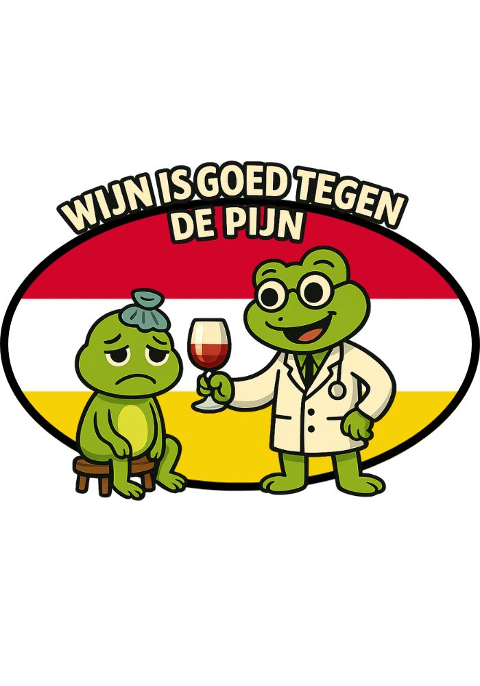 Wijn Voor De Pijn - Oeteldonk Embleem - Festivales