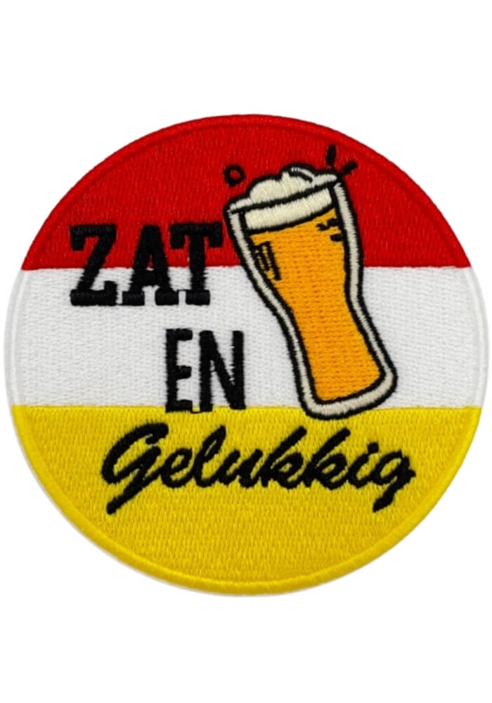 Embleem Zat en gelukkig rond - Oeteldonk Embleem - Festivales