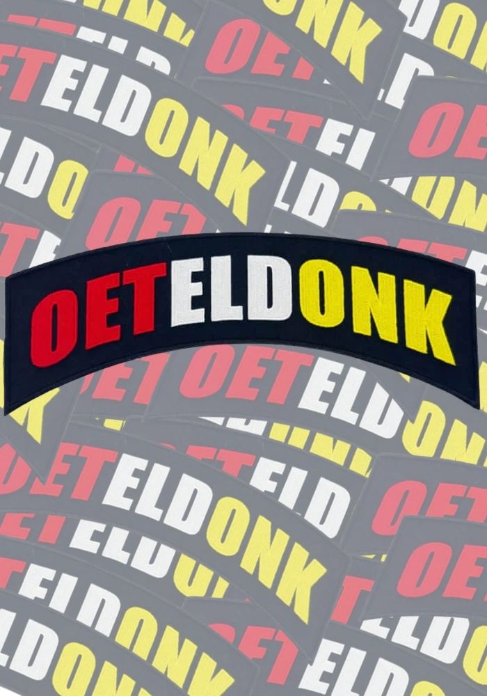 Oeteldonk Boog Zwarte Achtergrond - Oeteldonk Rugembleem - Festivales