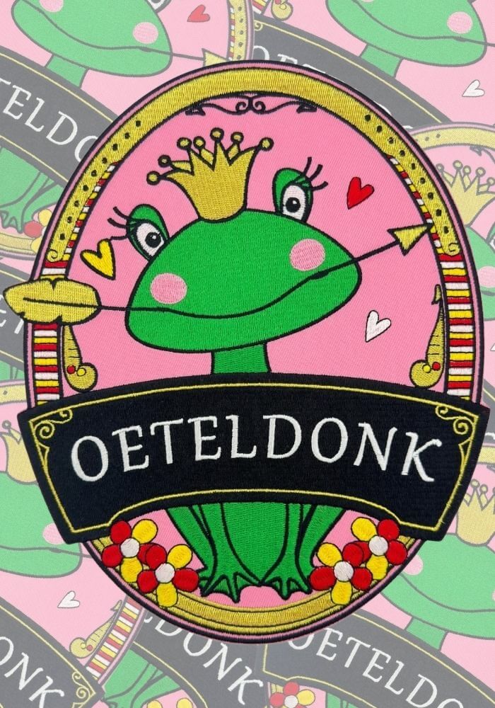 Meske Ovaal Embleem - Oeteldonk Rugembleem - Festivales
