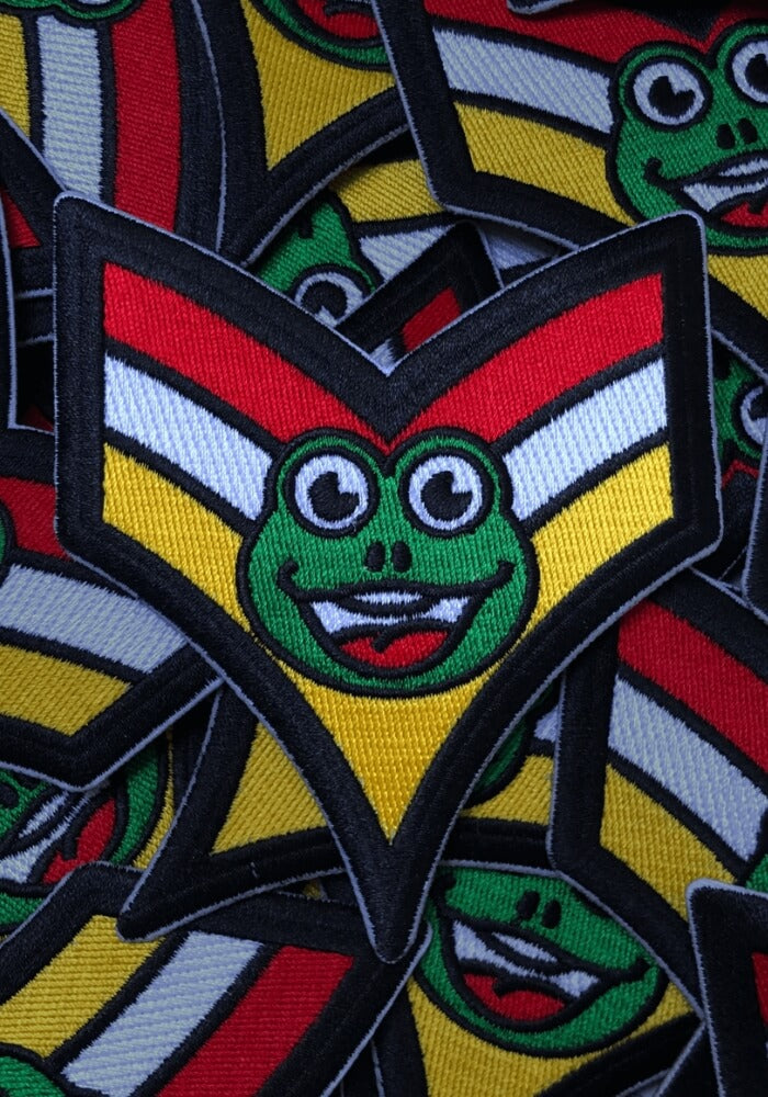 Schouder Kikker Strepen - Oeteldonk Embleem - Festivales