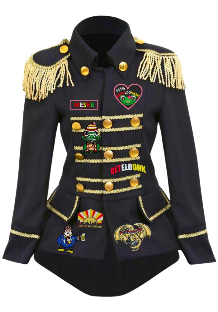 Oeteldonk Jasje - Deluxe - Dames - Super Luxe 34 - Festivales