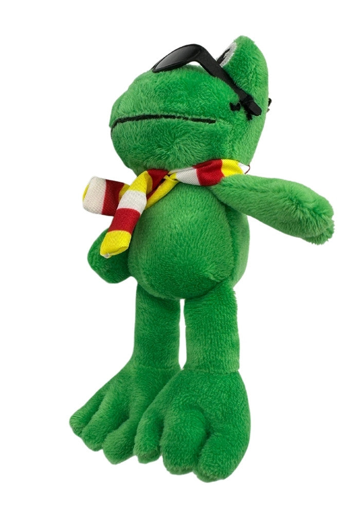 Oeteldonk Kikker Pluche Met Bril En Sjaal - Festivales