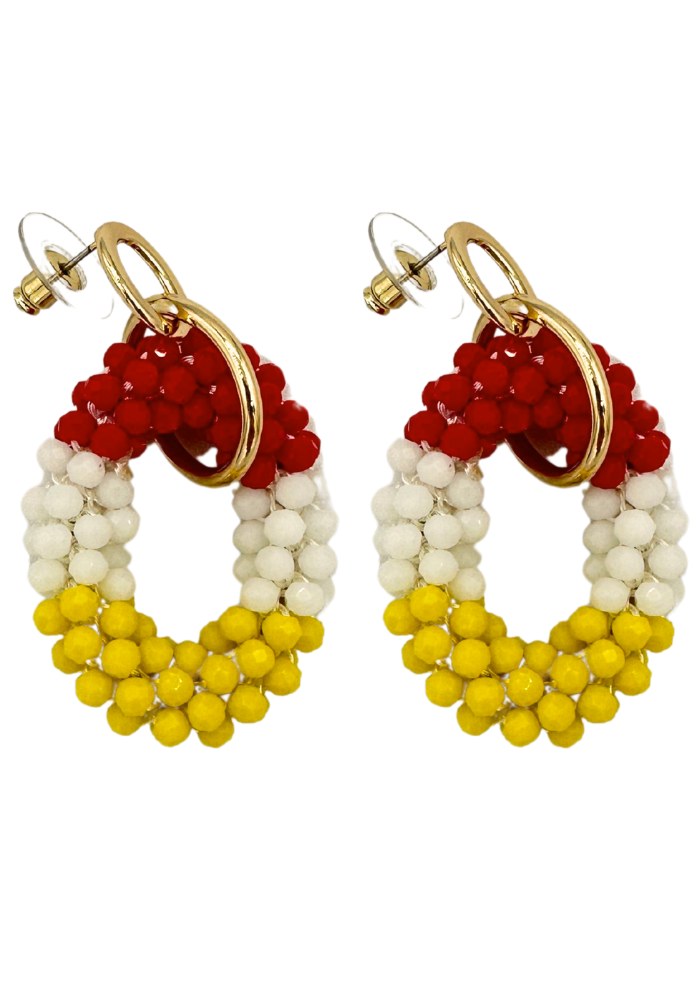 Oeteldonk Oorbellen Ovaal Kraaltjes Klein - Festivales