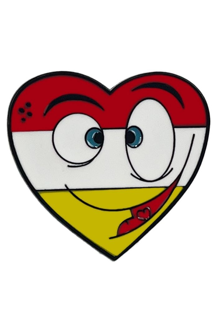 Oeteldonk Pin Hartje Met Gezicht - Festivales