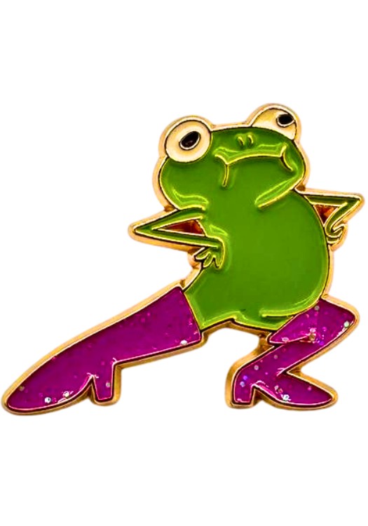 Kikker Met Roze Laarzen - Oeteldonk Pin - Festivales