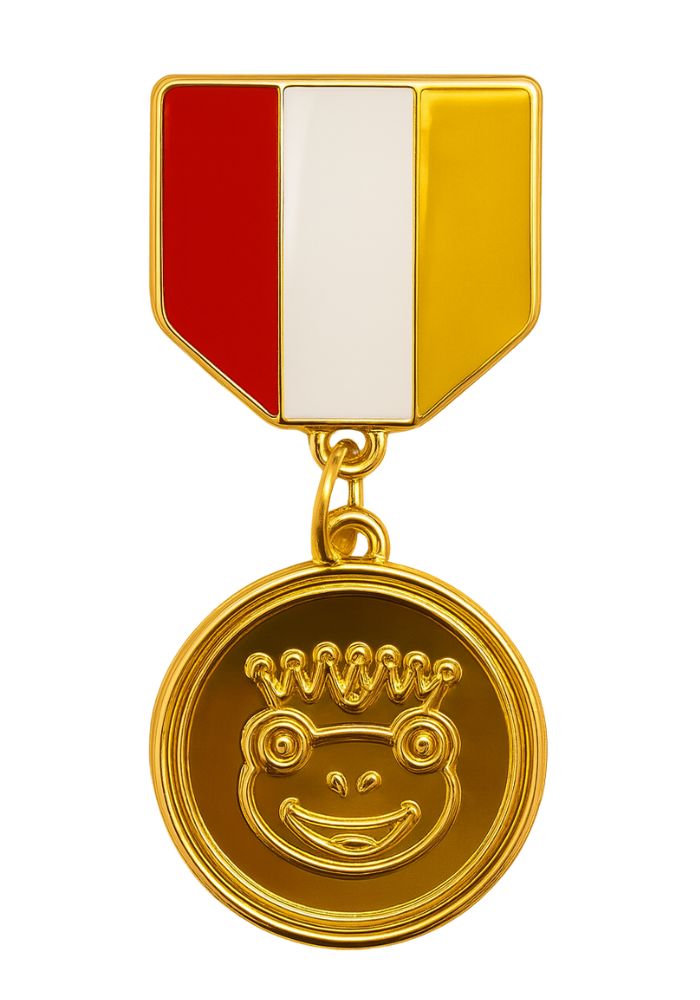Oeteldonk Pin Medaille Met Kikker - Festivales