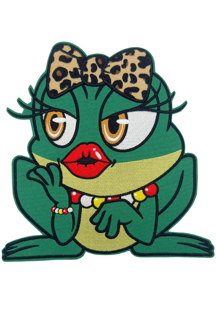 Kikker Met Panter Strik - Oeteldonk Rugembleem - Festivales