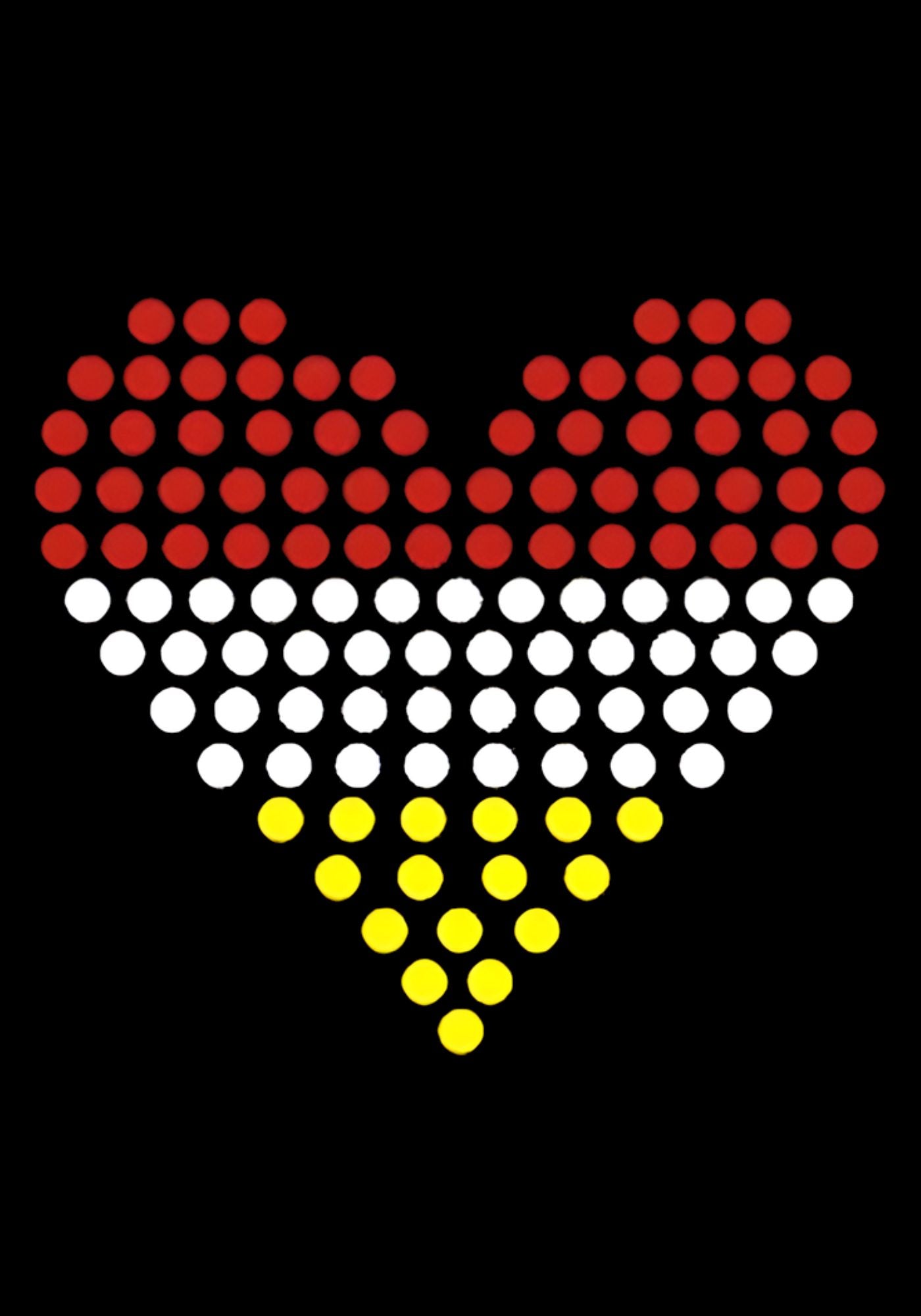 Oeteldonk Strass Embleem - Mini Hartje - Festivales