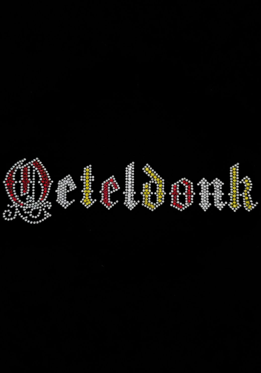 Strass Rugembleem - Oeteldonk Tattoo Style - Festivales