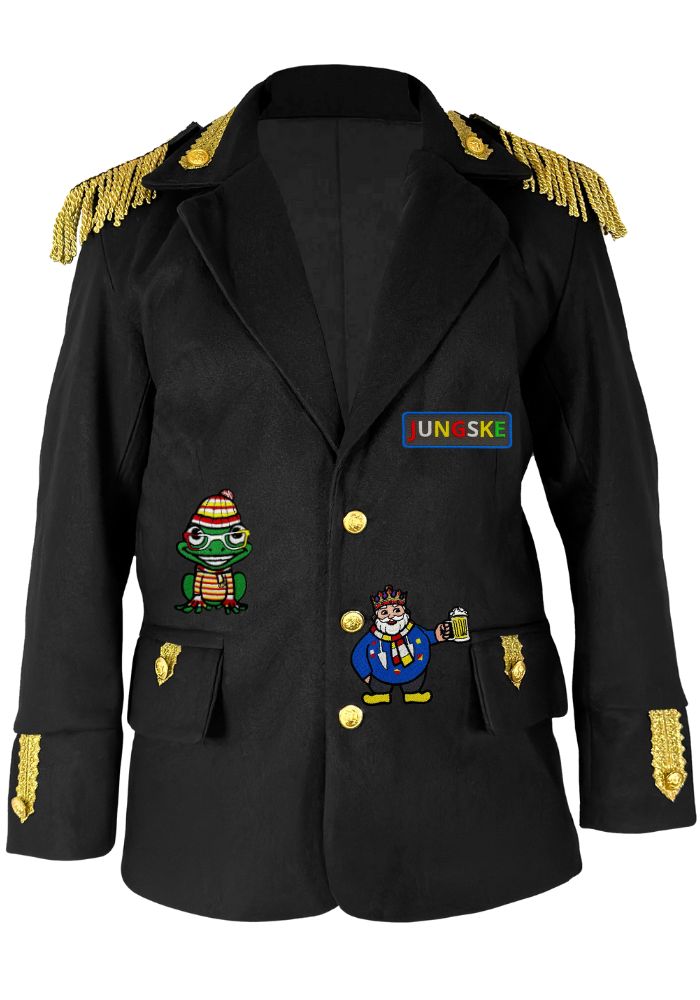 Oeteldonk Jasje - Uniform Wolvilt - Heren - Gepimpt 46 - Festivales