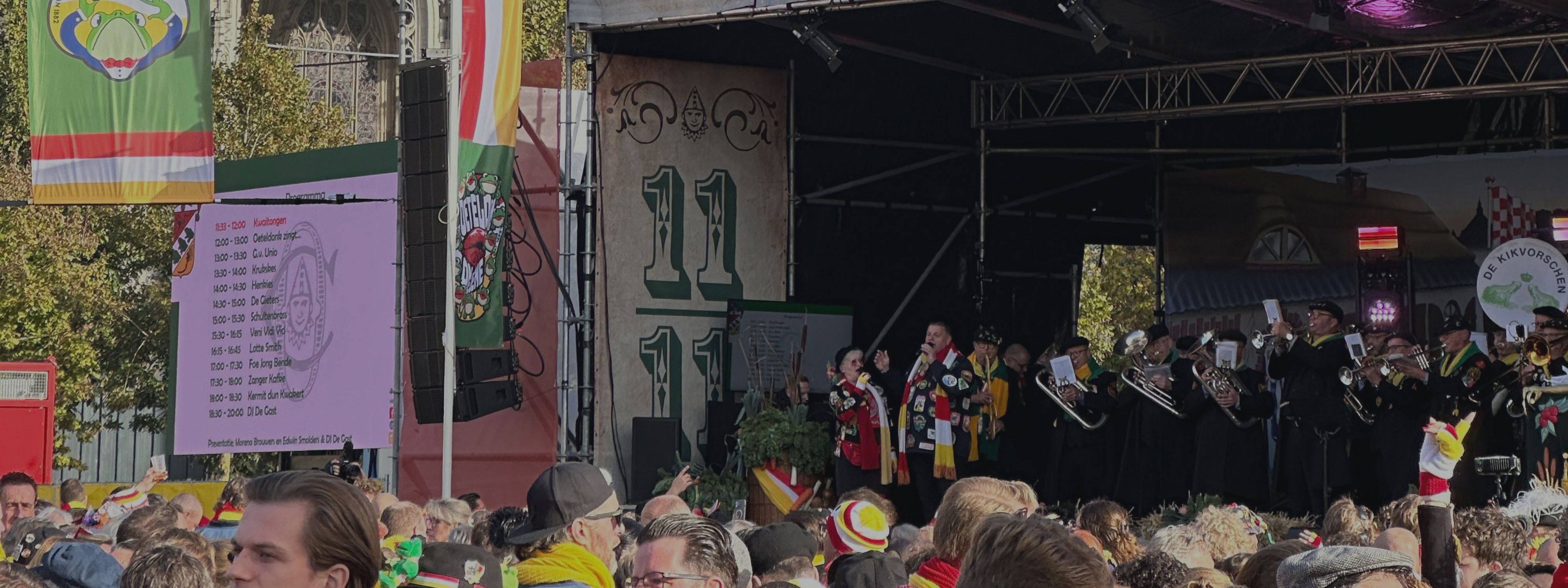 Oeteldonk opening van carnaval 2025 in Den Bosch op de parade