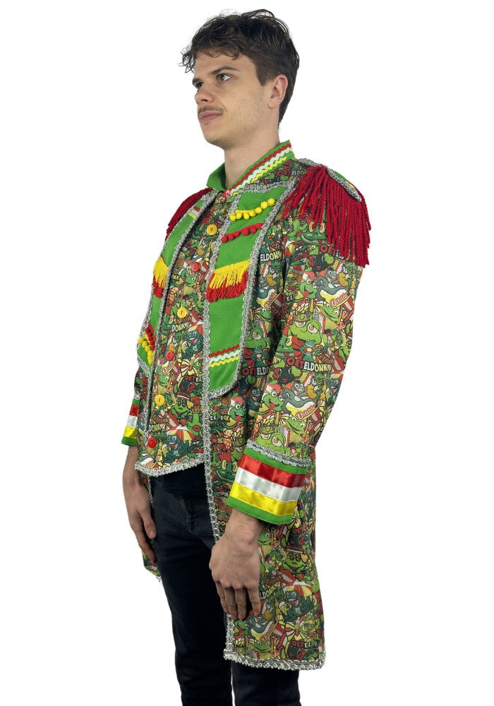 Oeteldonk jasje - Heren - Kikker Print - Festivales