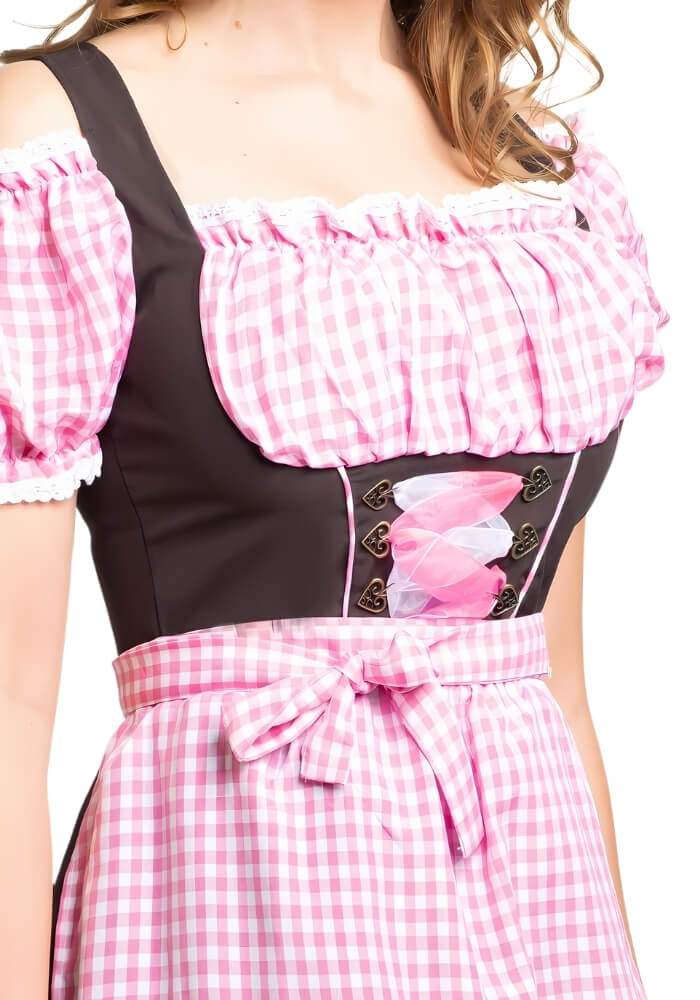Oktoberfest Dress Anne-Ruth Roze Vrouwen - Festivales