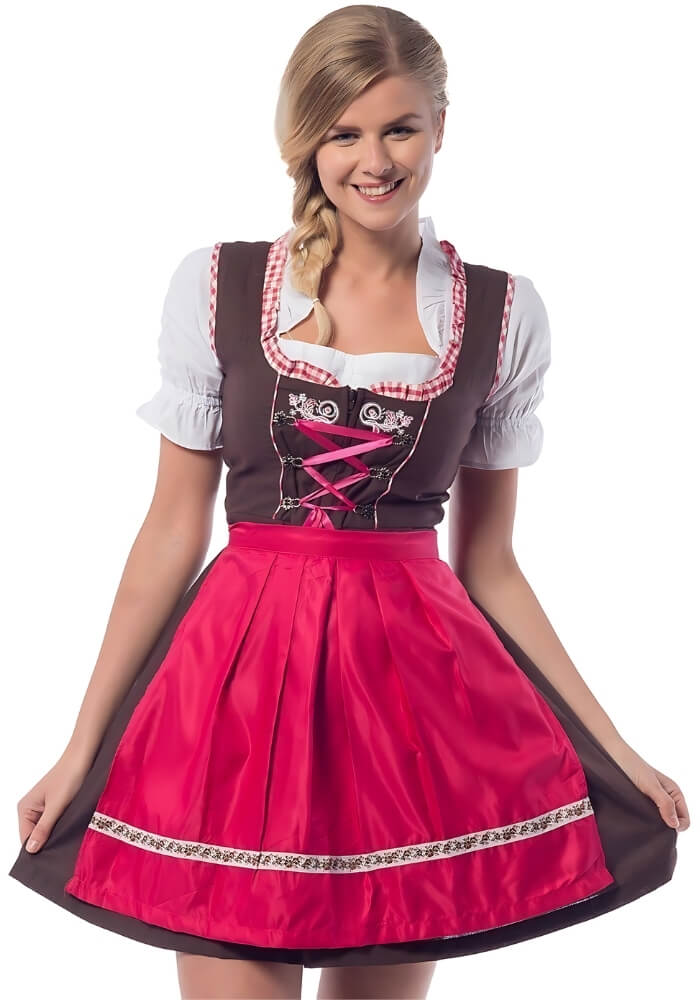 Oktoberfest Dress Laura Roze Vrouwen - Festivales