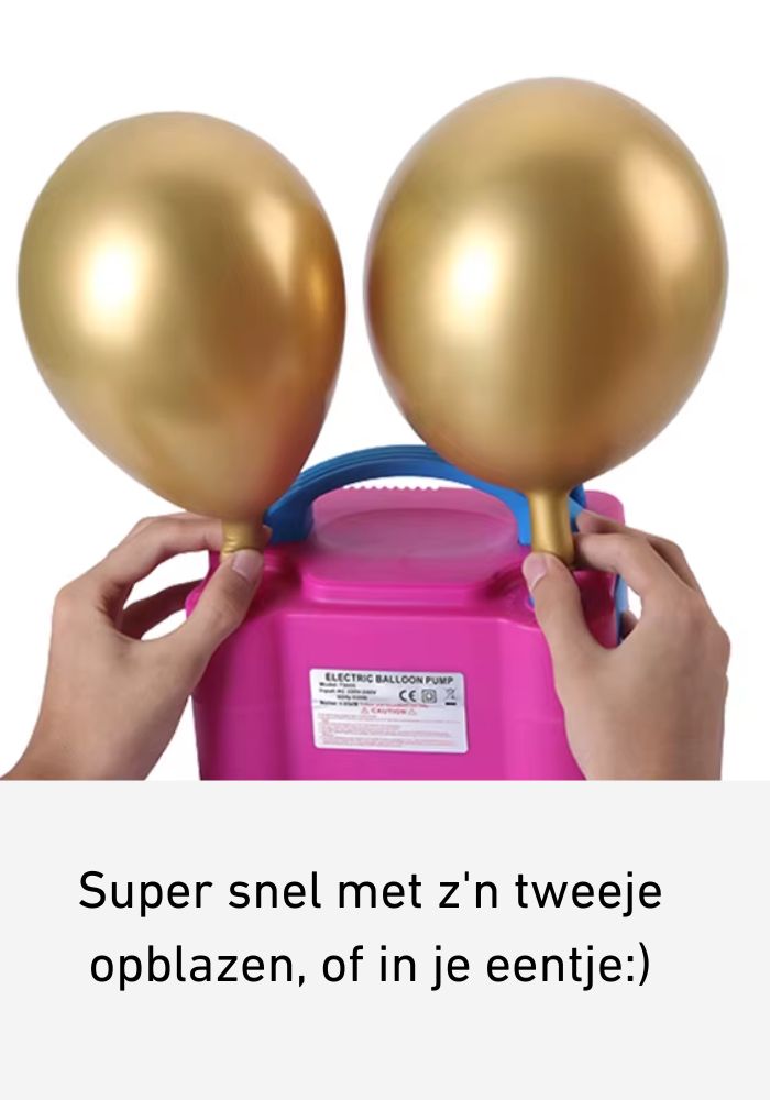 Elektrische Luxe Ballonnenpomp - Festivales