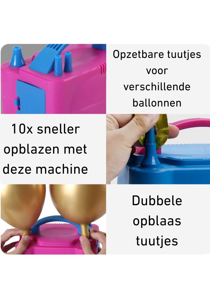 Elektrische Luxe Ballonnenpomp - Festivales