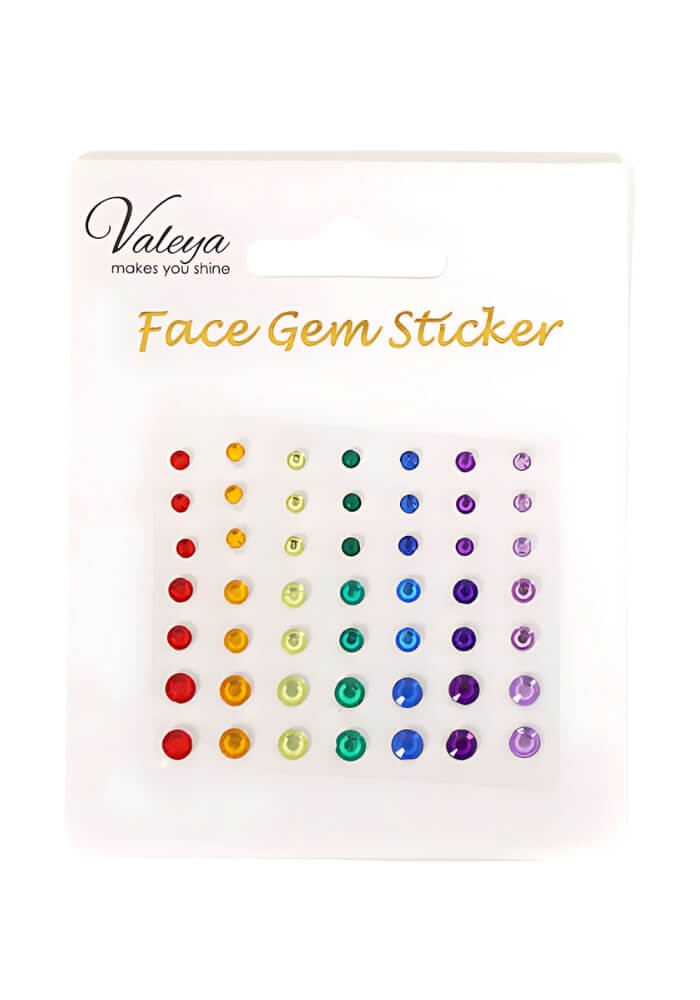 Face Jewels Basic Regenboog - Festivales