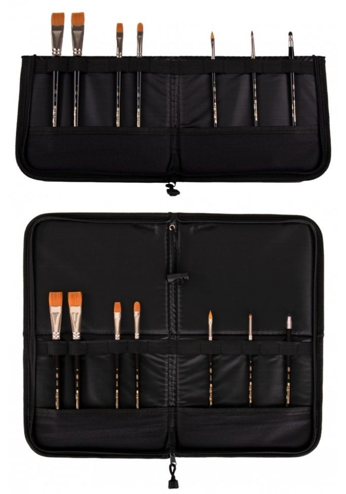 PXP Penselen Etui Zwart - Festivales