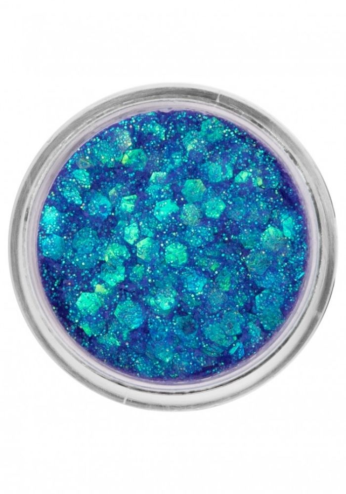 PXP Pressed Chunky Glitter Cream Blue Chameleon 10ml - Festivales