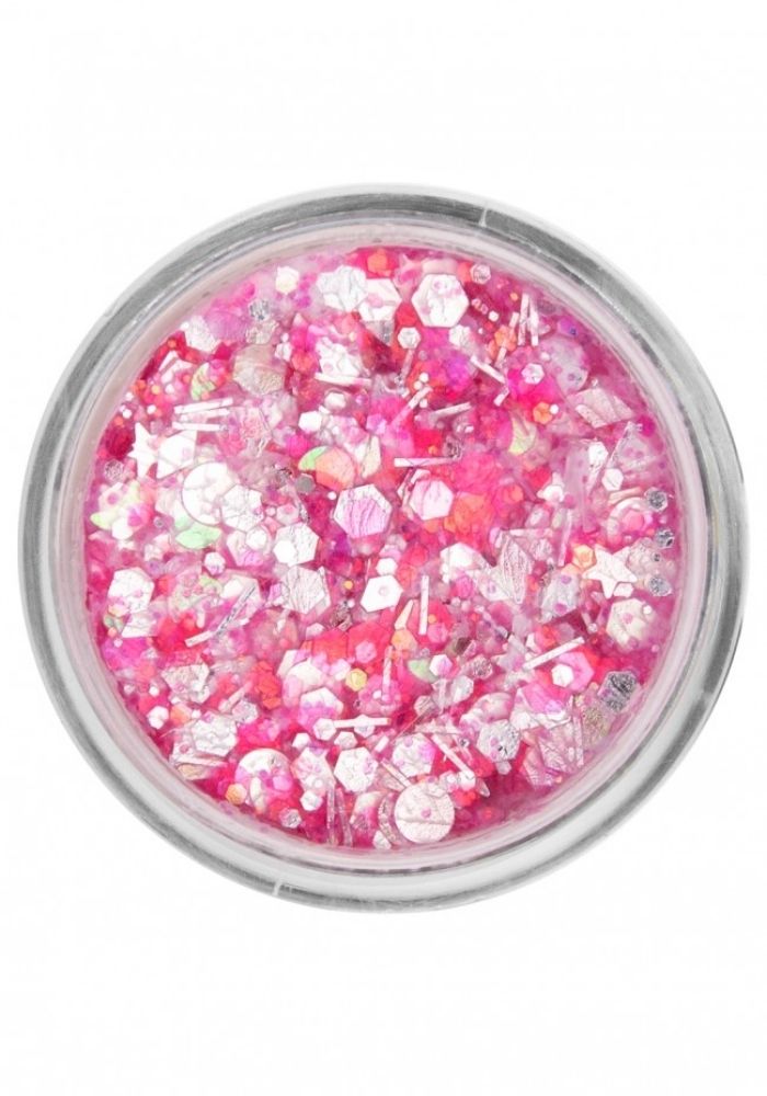 PXP Pressed Chunky Glitter Cream Red Candy 10ml - Festivales