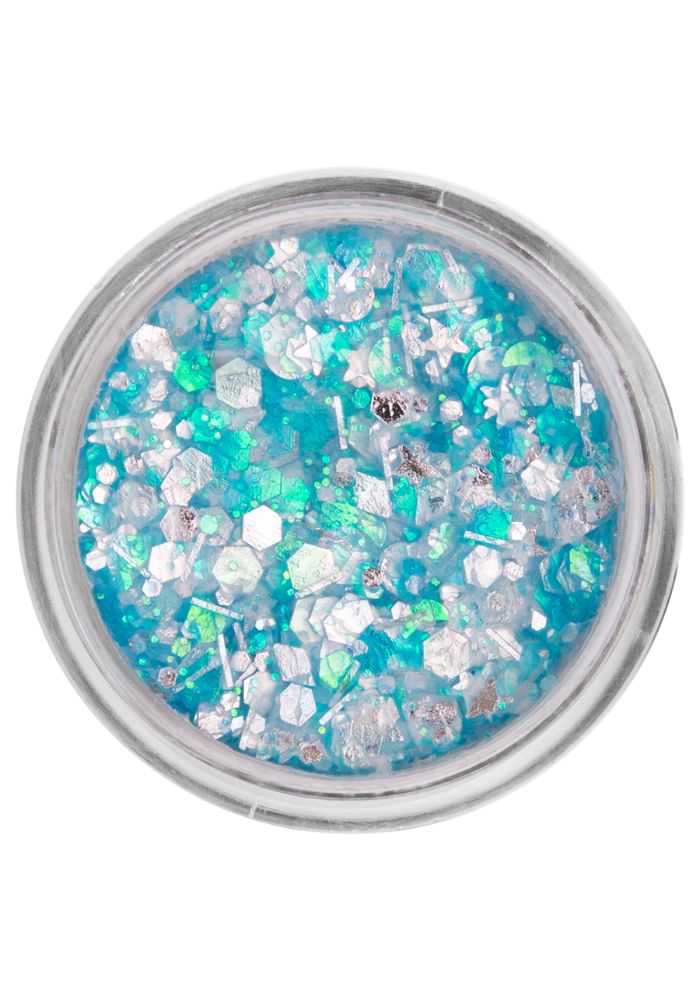PXP Pressed Chunky Glitter Cream Turquoise Candy 10ml - Festivales
