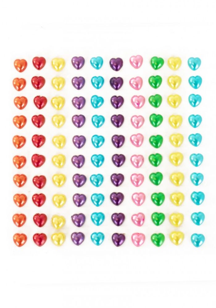 PXP Professional Colours Decoratiestickers Hartjes Pearl - Festivales