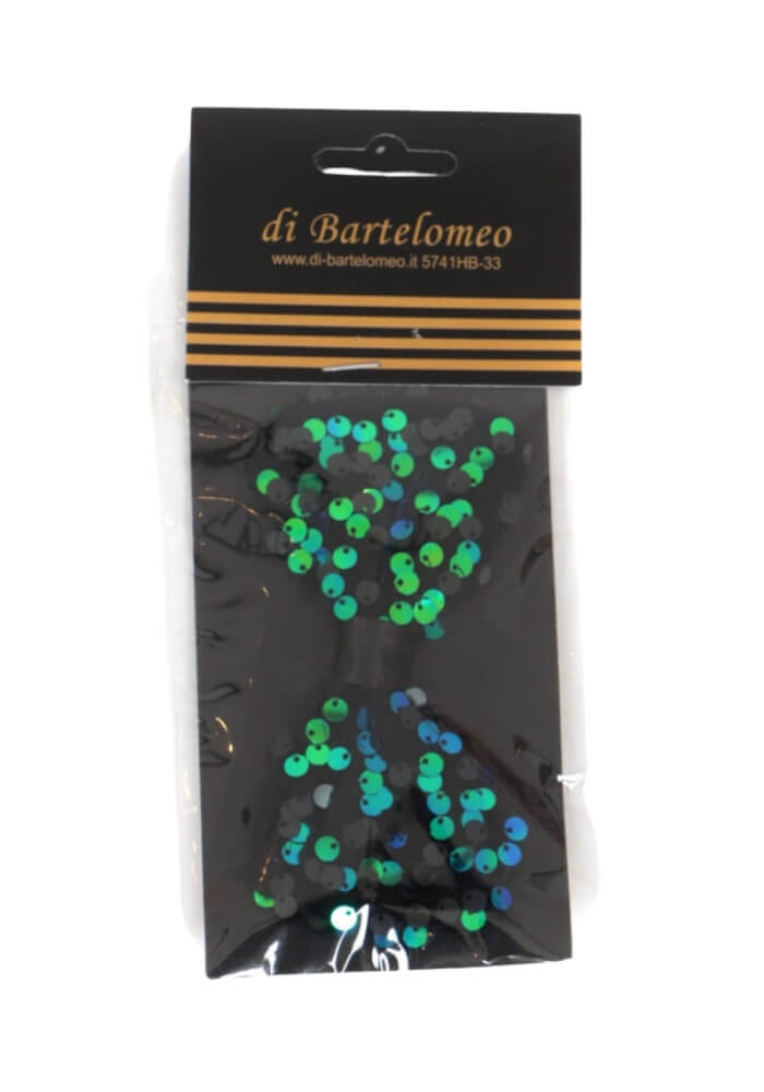 Strikje Pailletten Groen - Festivales