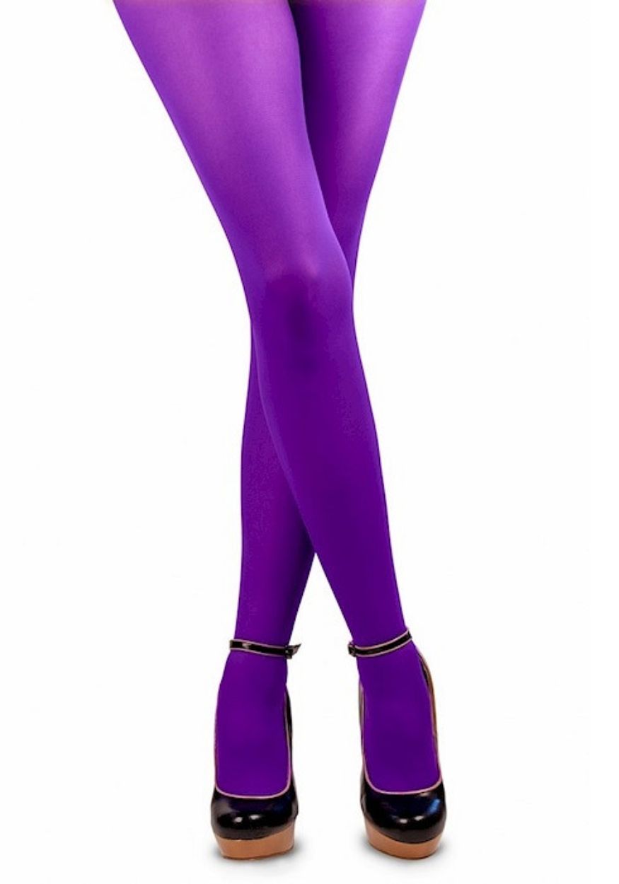 Gekleurde Panty Paars - Festivales