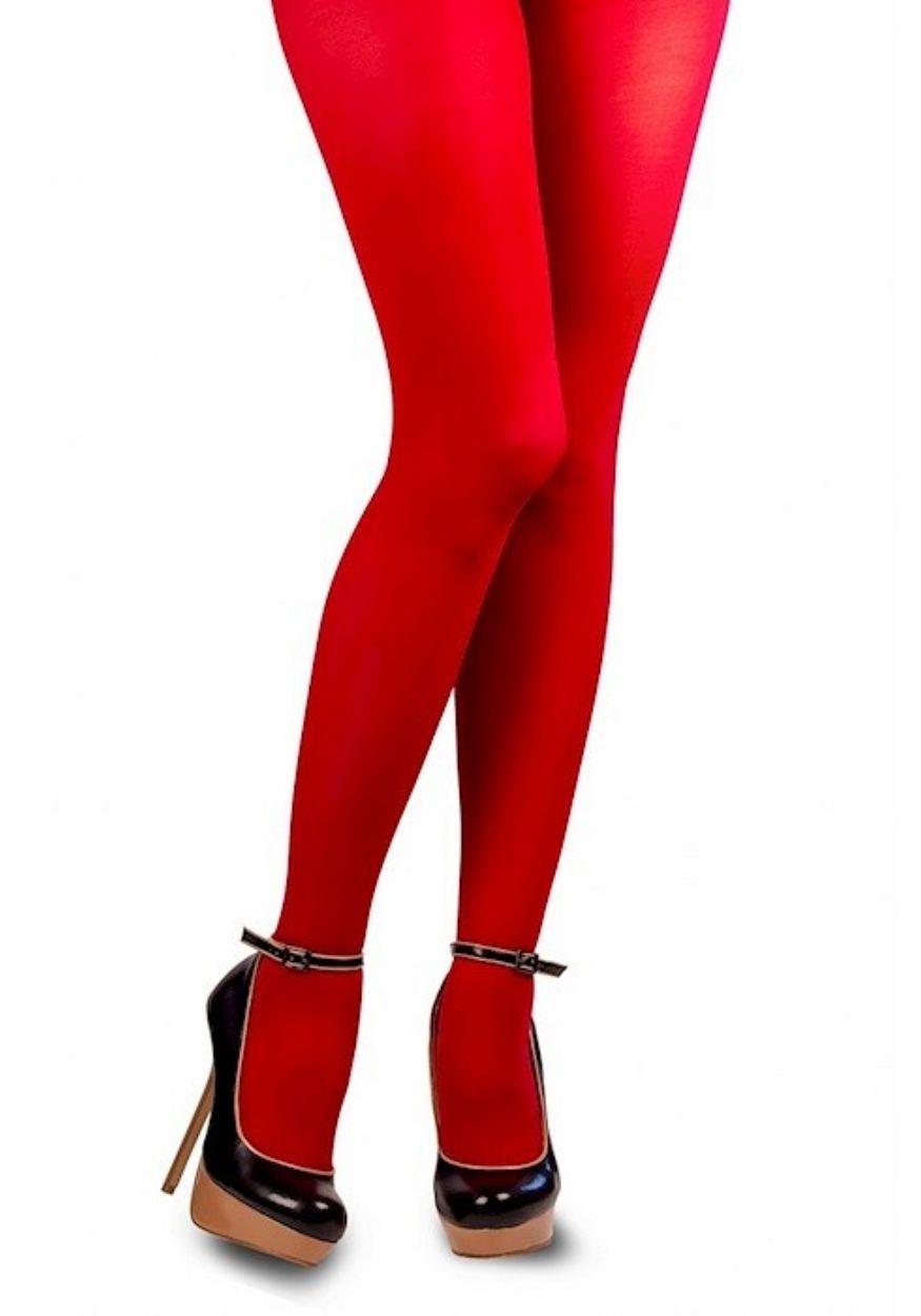 Gekleurde Panty Rood - Festivales