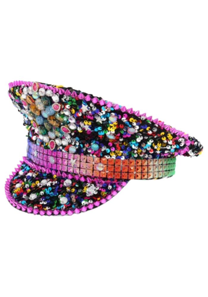 Dames Carnavalsjas Purple Holographic Diamonds - Bundel Luxe - Festivales